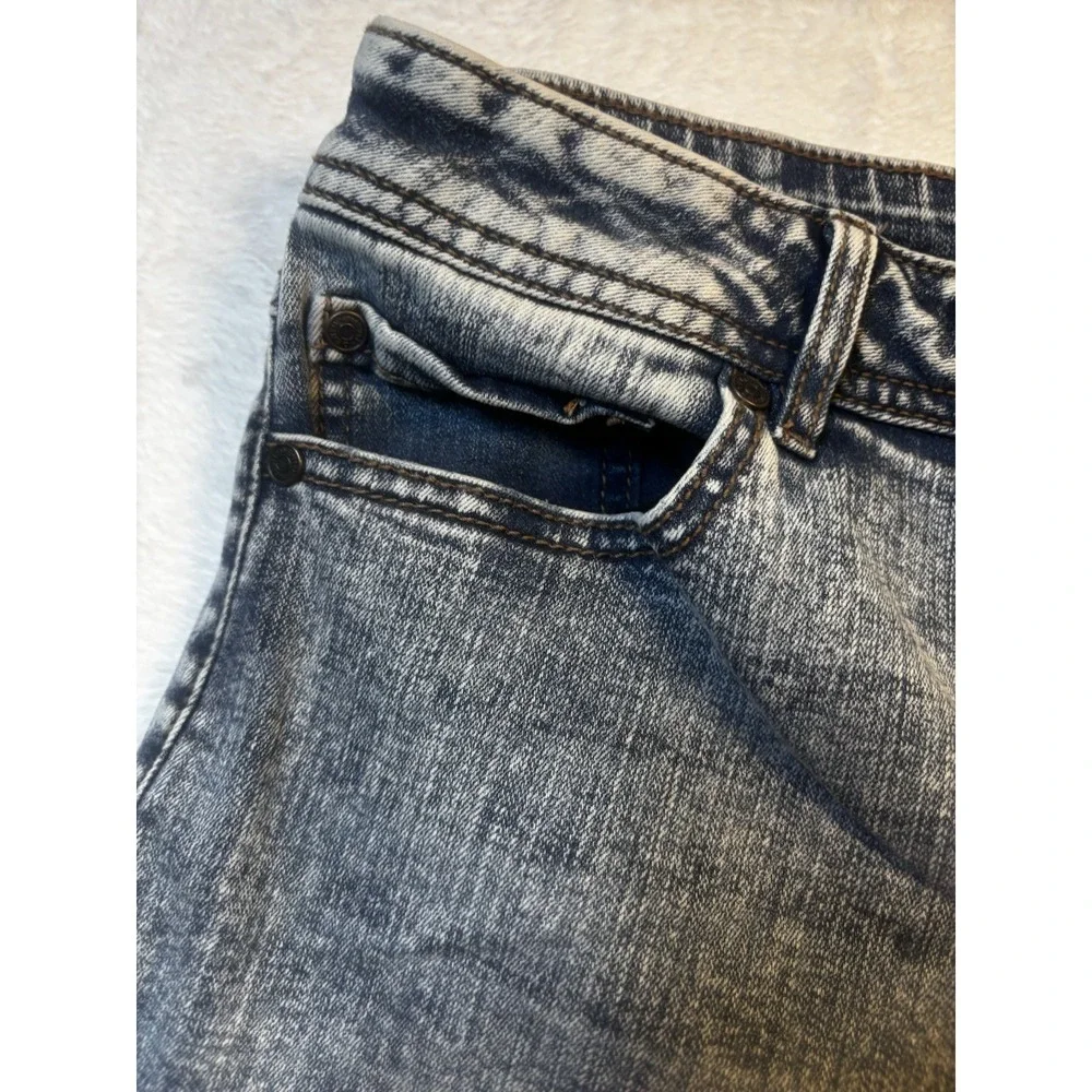 EST 1946 Denim Jeans Womens Size 12 Stonewash‎ Hi Rise Casual Distressed